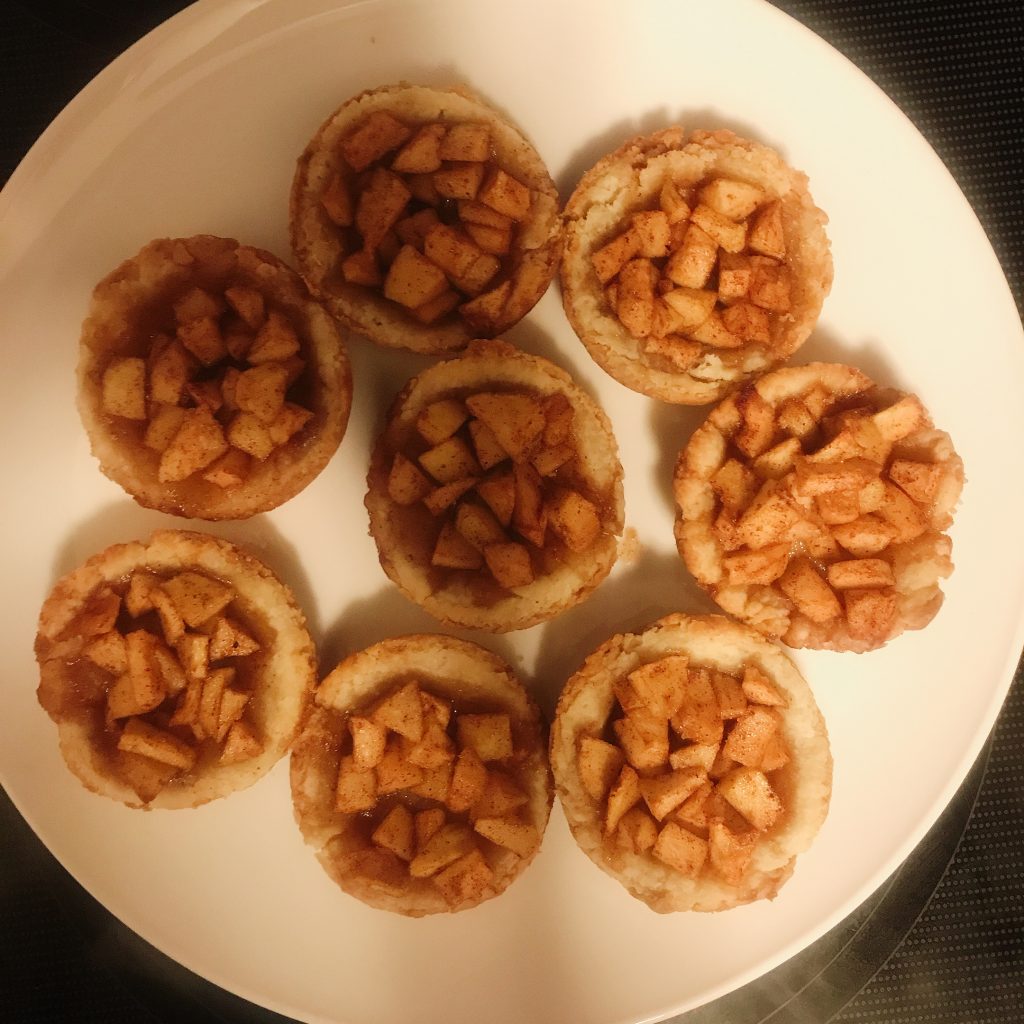 low-calorie apple pie/galette