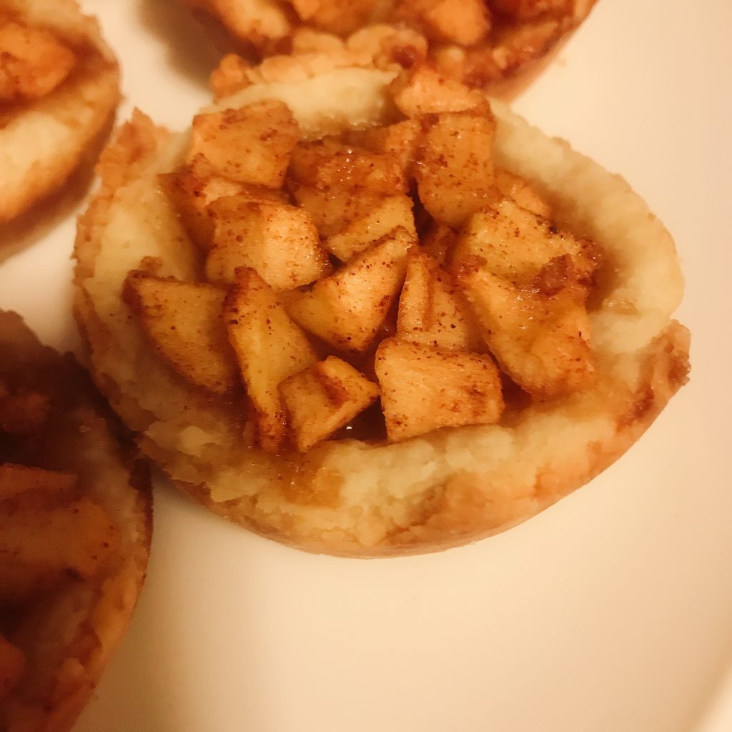 low-calorie apple pie/galette